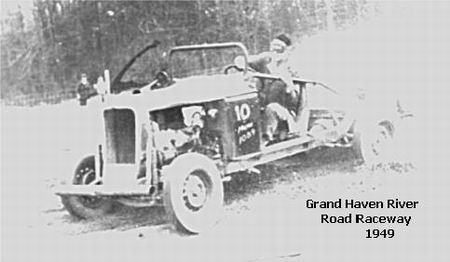 Grand Haven River Road Jalopy Track - 1949 PHOTO FROM JERRY
